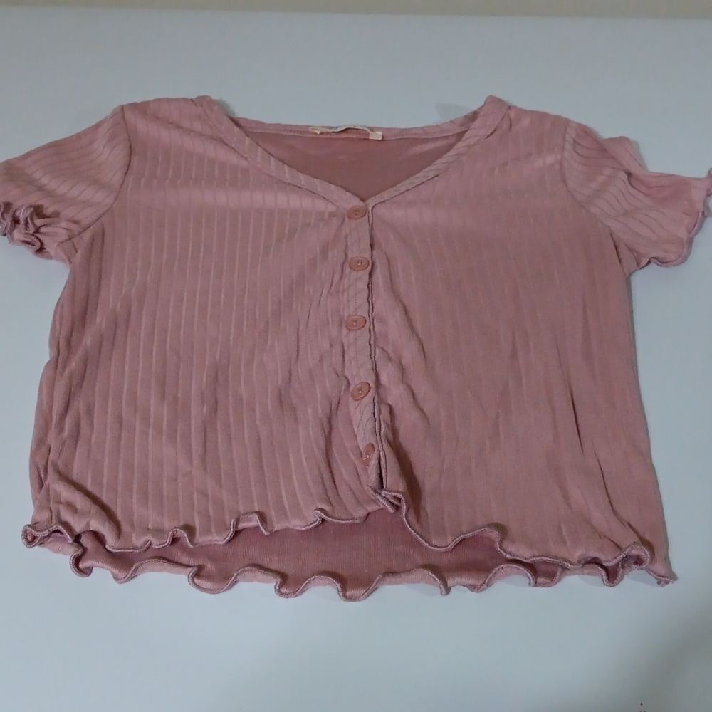 Pinc girls crop top